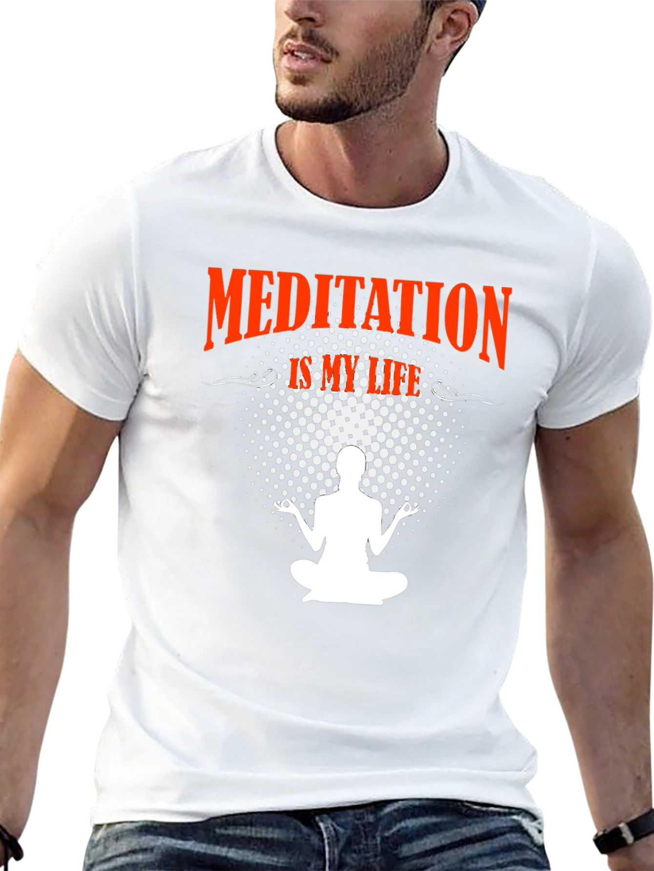 Meditation Is My Life Graphic T-Shirt