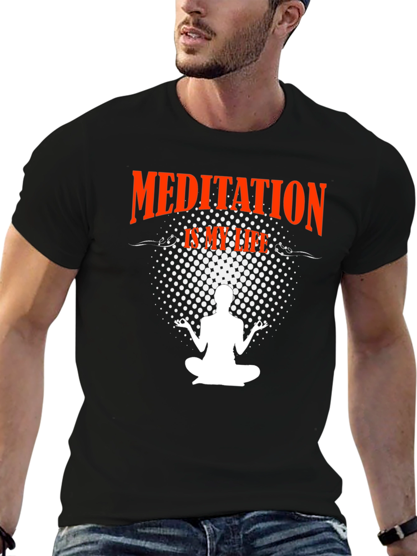 Meditation Is My Life Graphic T-Shirt
