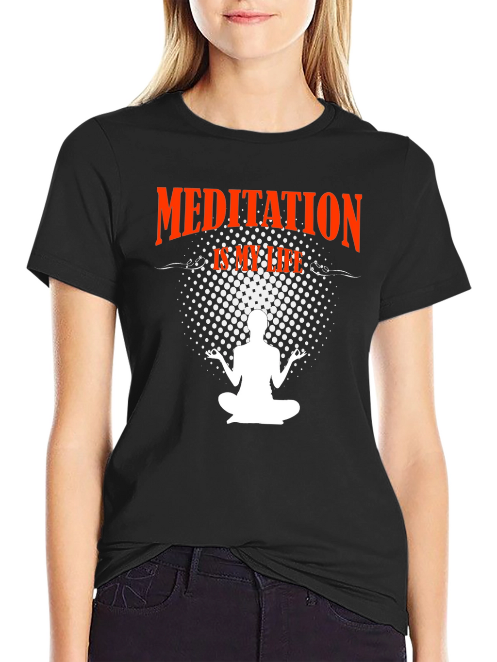 Meditation Is My Life Graphic T-Shirt