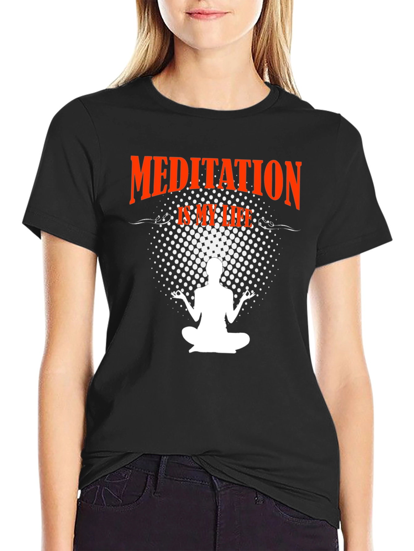 Meditation Is My Life Graphic T-Shirt