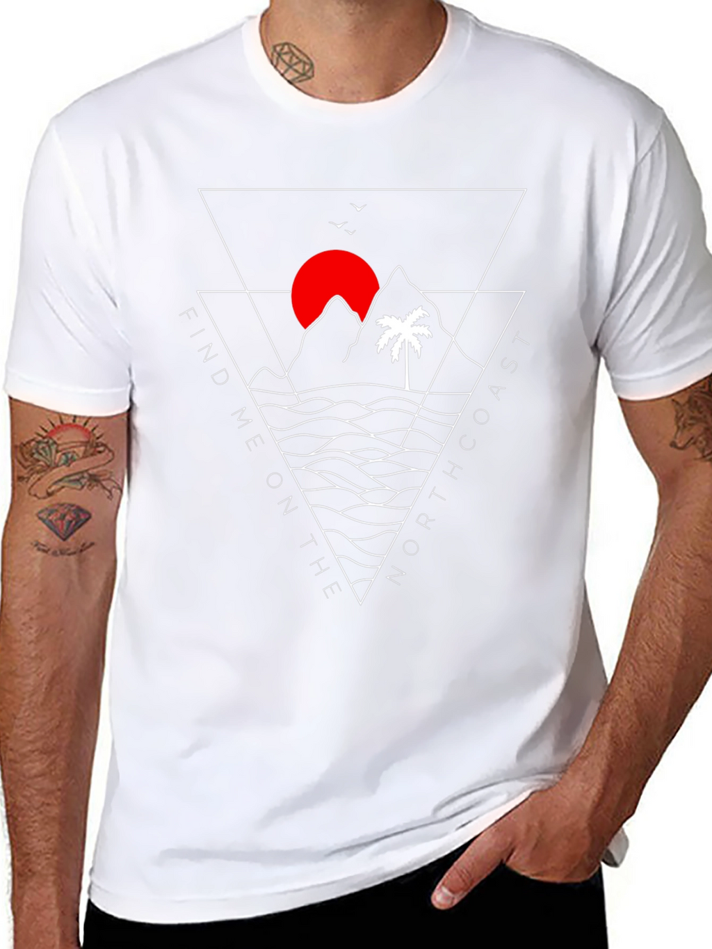 North Coast Graphic Tee - Black