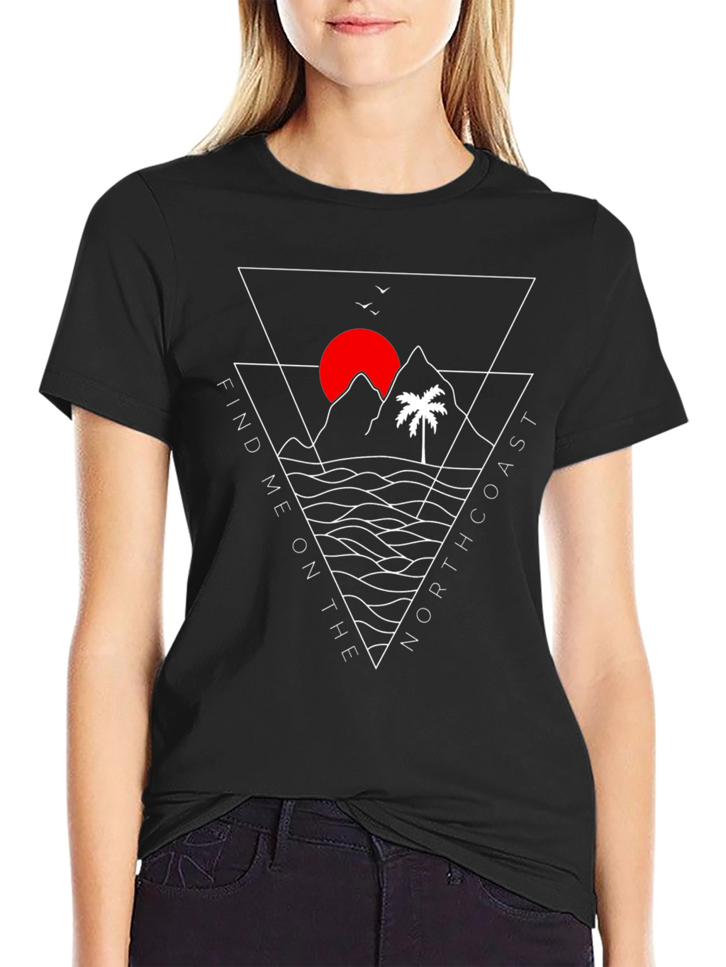 North Coast Graphic Tee - Black
