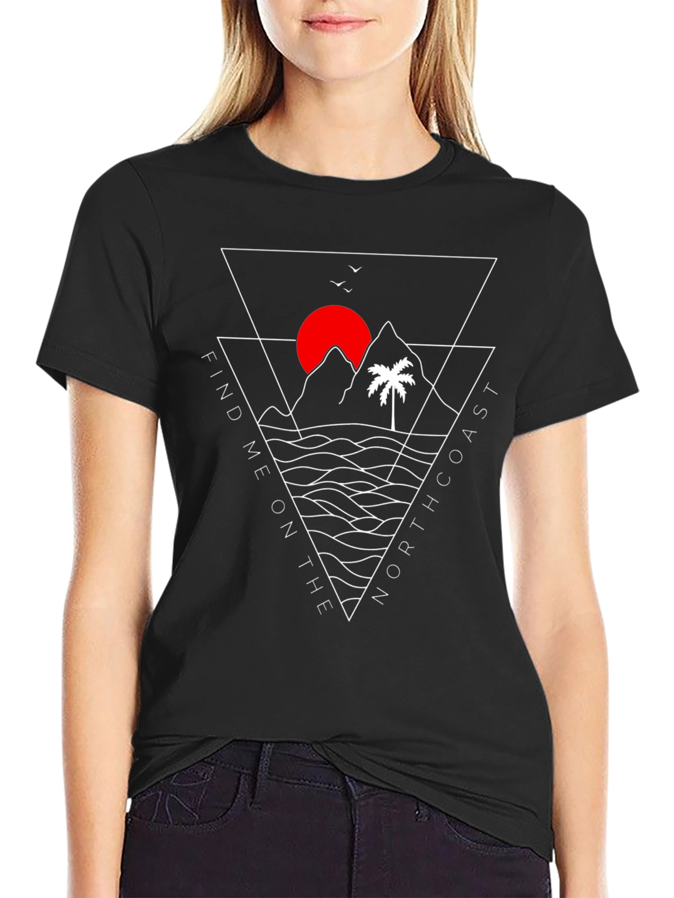 North Coast Graphic Tee - Black