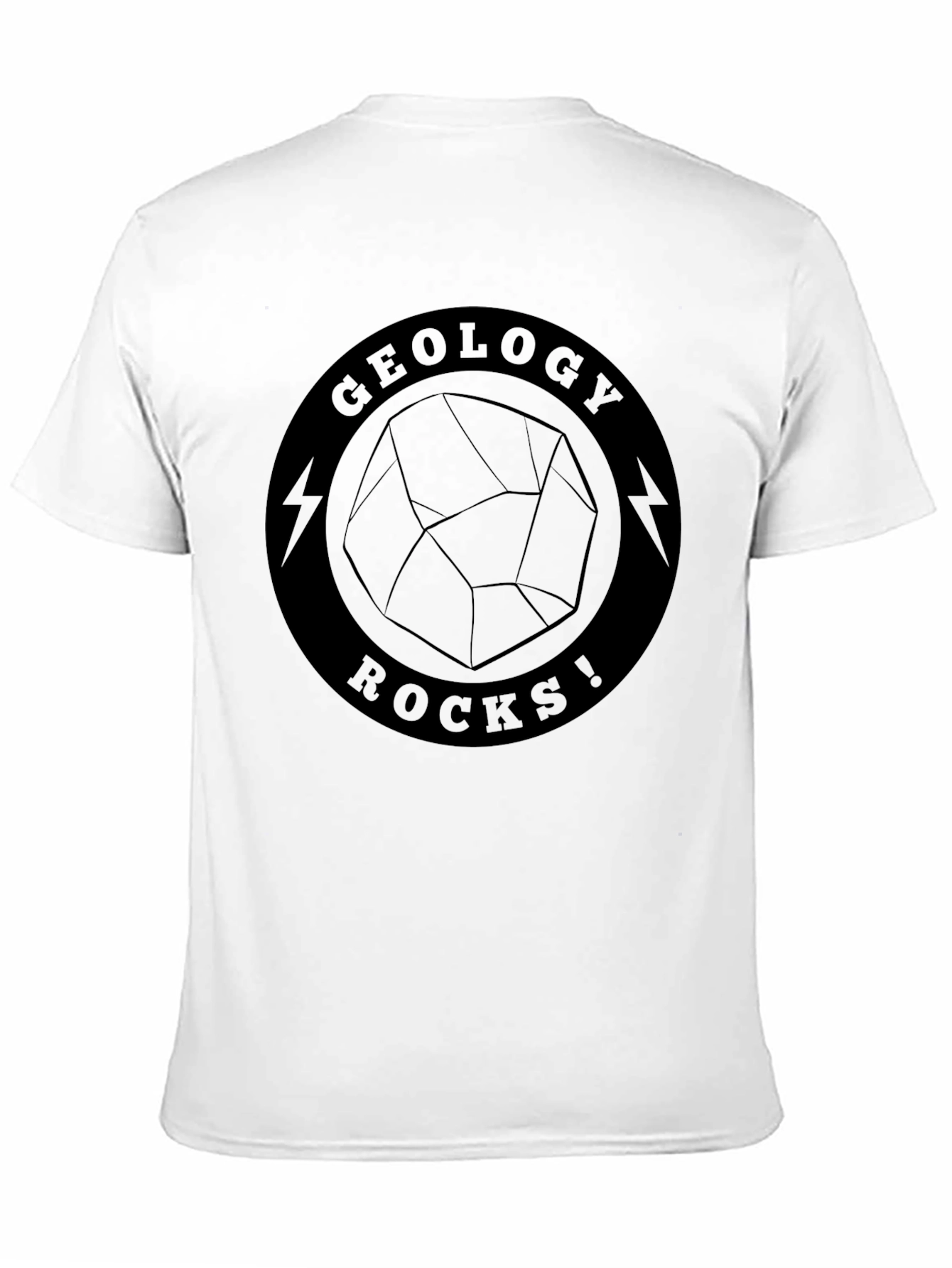 Geology Rocks! Black Graphic T-Shirt
