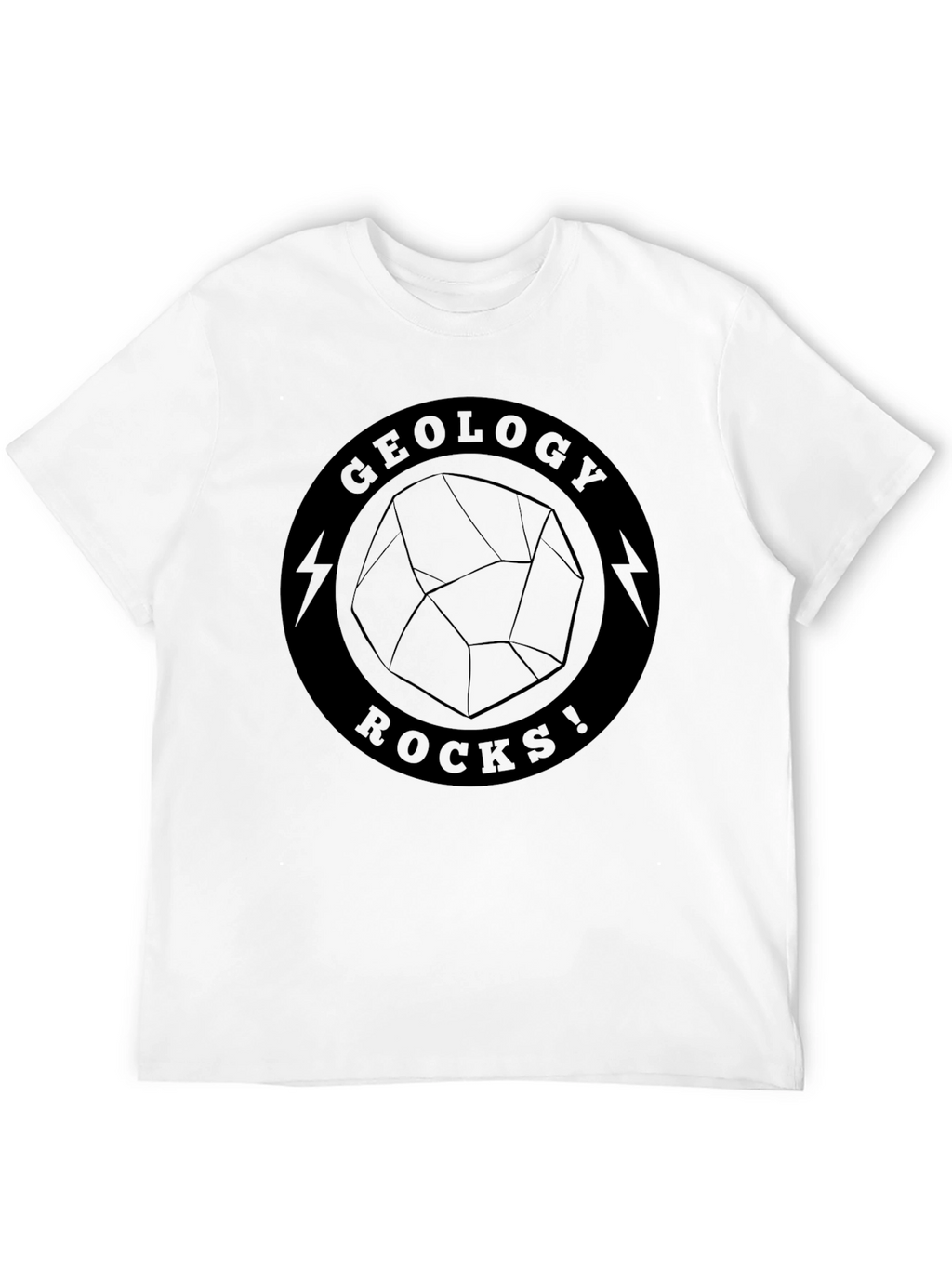 Geology Rocks! Black Graphic T-Shirt