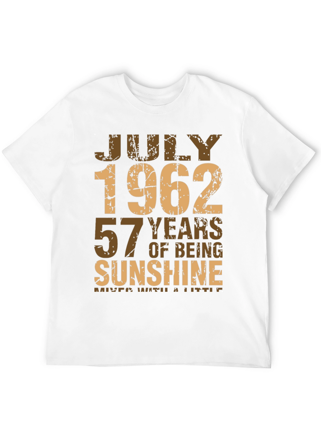 July 1962 Sunshine Birthday T-Shirt