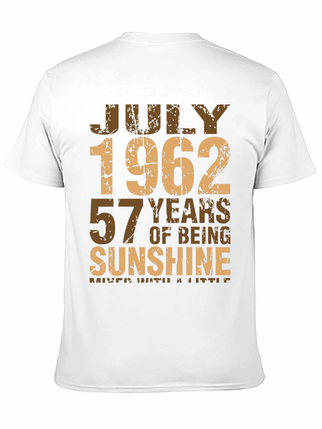 July 1962 Sunshine Birthday T-Shirt
