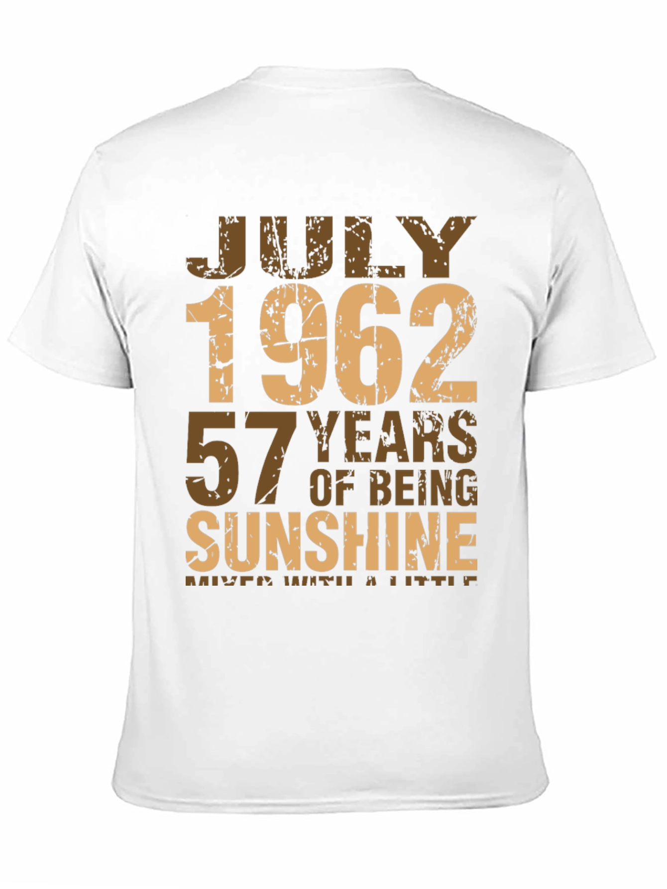 July 1962 Sunshine Birthday T-Shirt