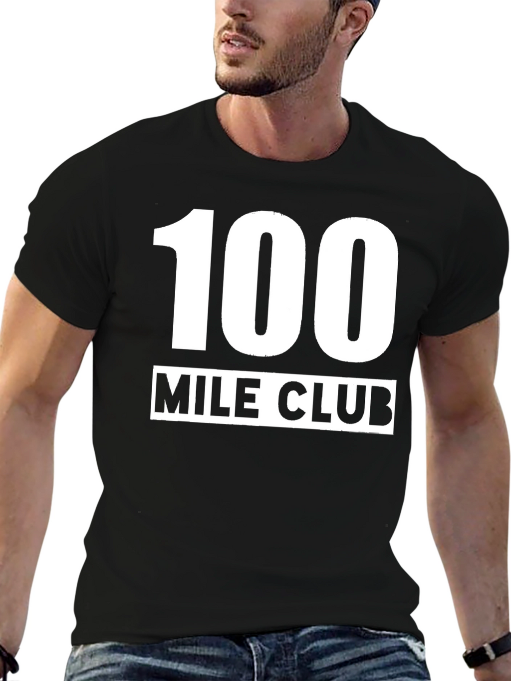 100 Mile Club Black T-Shirt