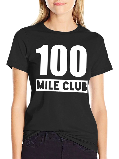 100 Mile Club Black T-Shirt