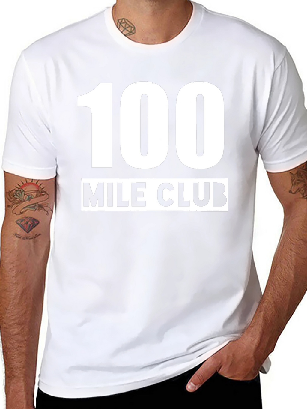 100 Mile Club Black T-Shirt