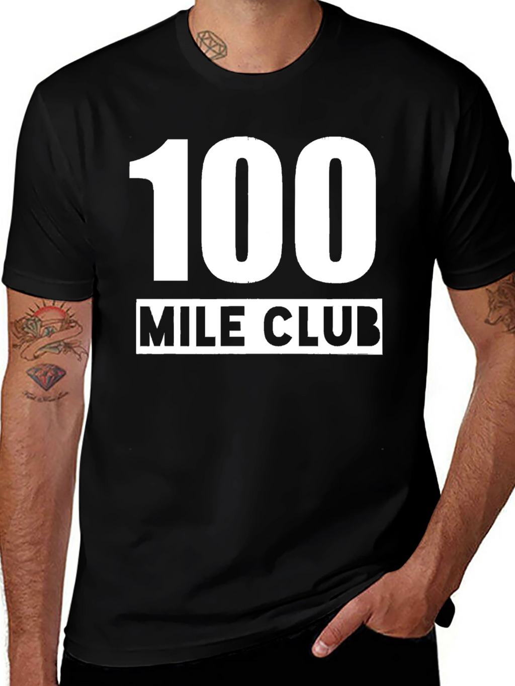 100 Mile Club Black T-Shirt