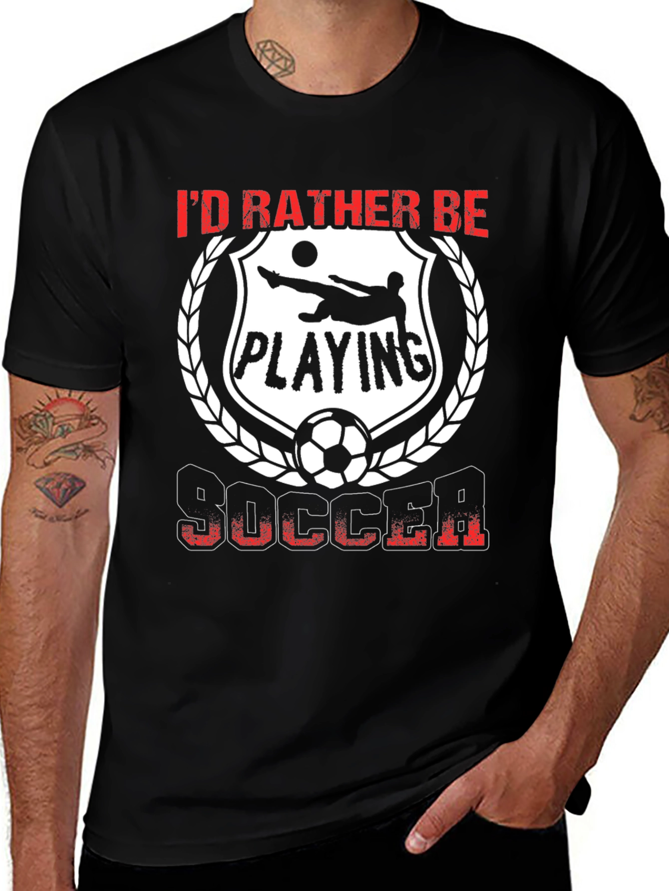 Id Rather Be Playing Soccer T-Shirt