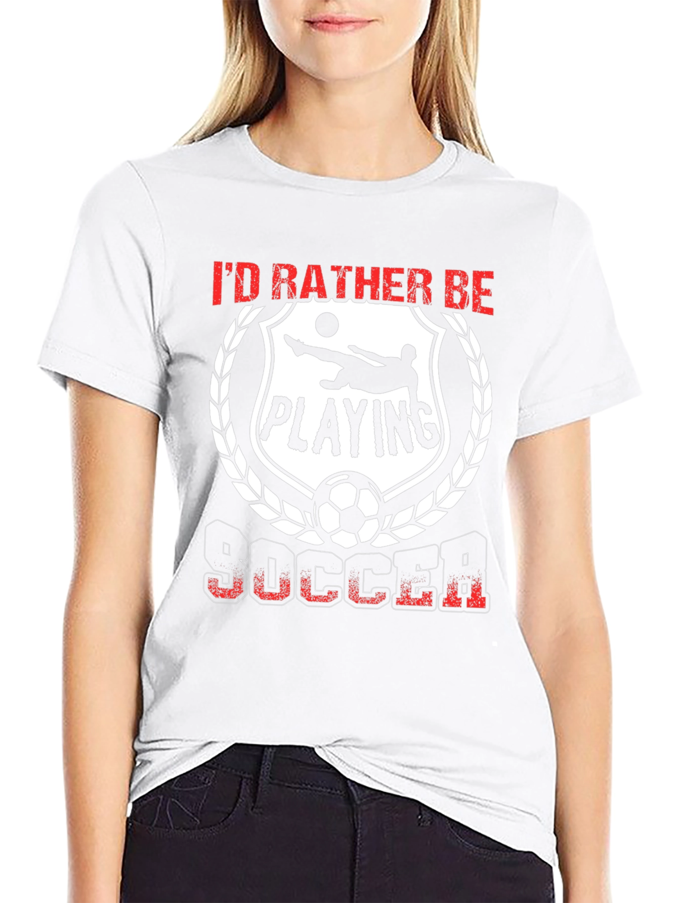 Id Rather Be Playing Soccer T-Shirt