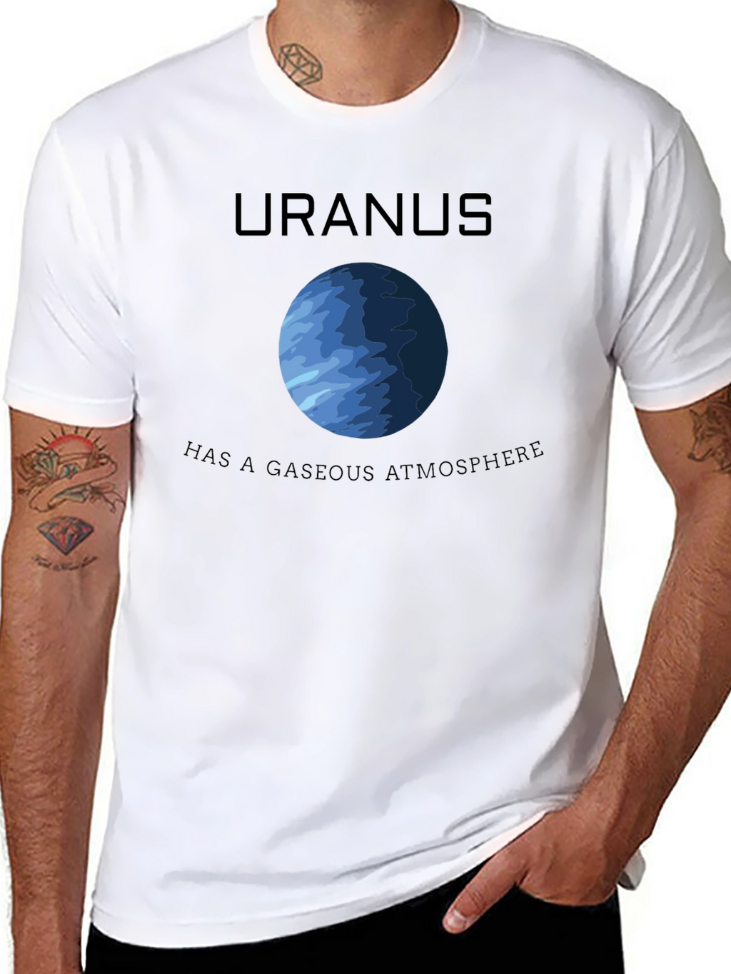 Uranus Gaseous Atmosphere Graphic Tee