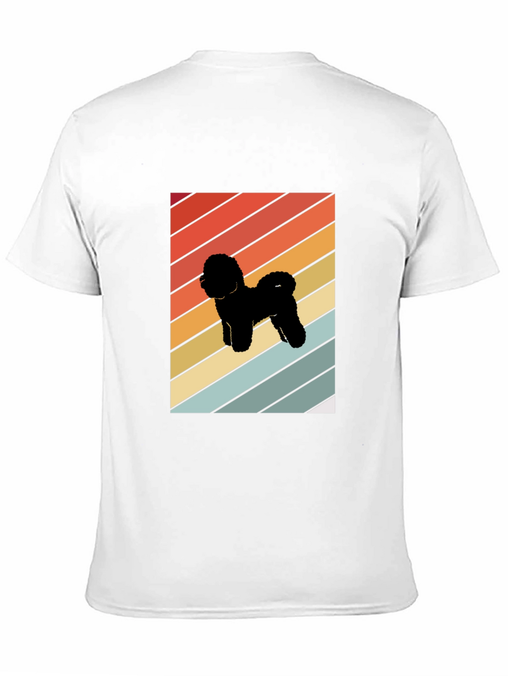 Retro Dog Silhouette Graphic Tee