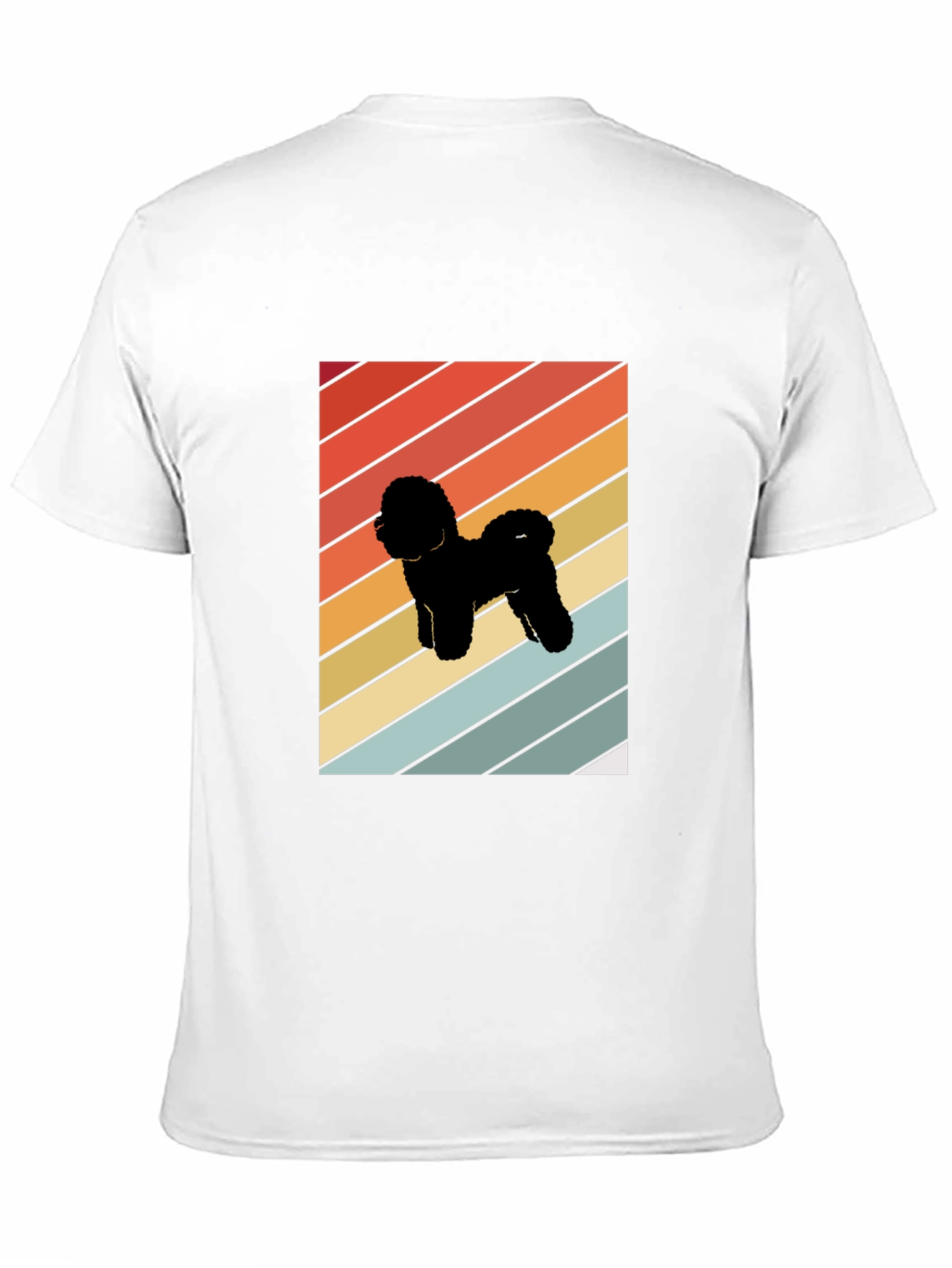 Retro Dog Silhouette Graphic Tee