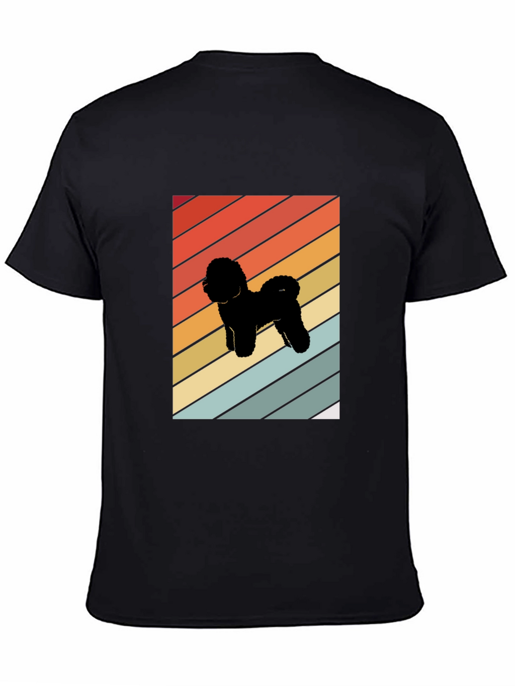 Retro Dog Silhouette Graphic Tee