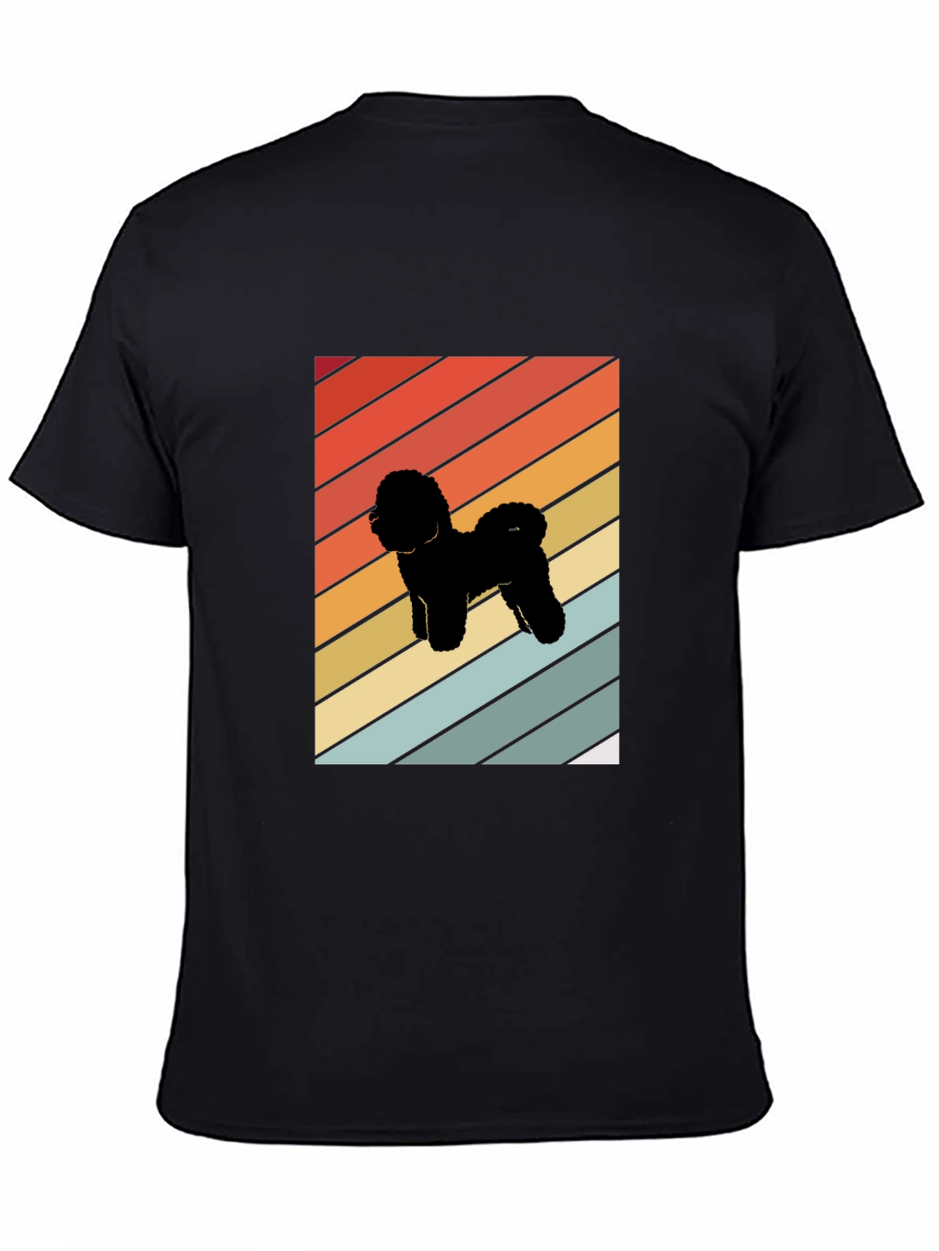 Retro Dog Silhouette Graphic Tee