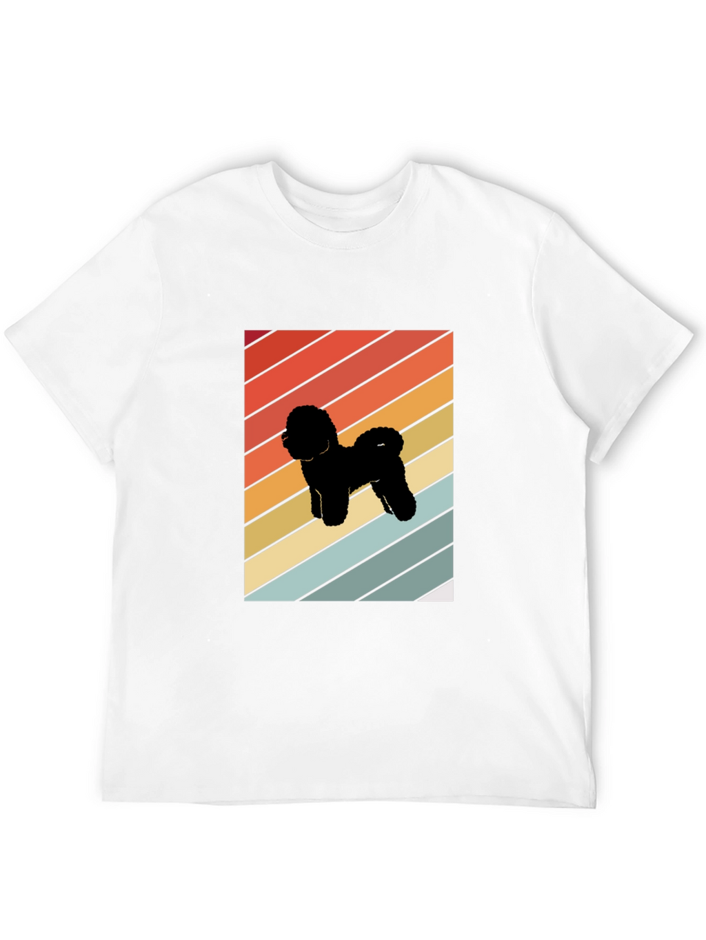 Retro Dog Silhouette Graphic Tee