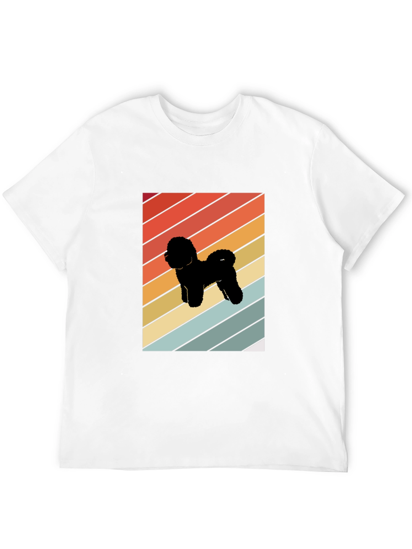 Retro Dog Silhouette Graphic Tee