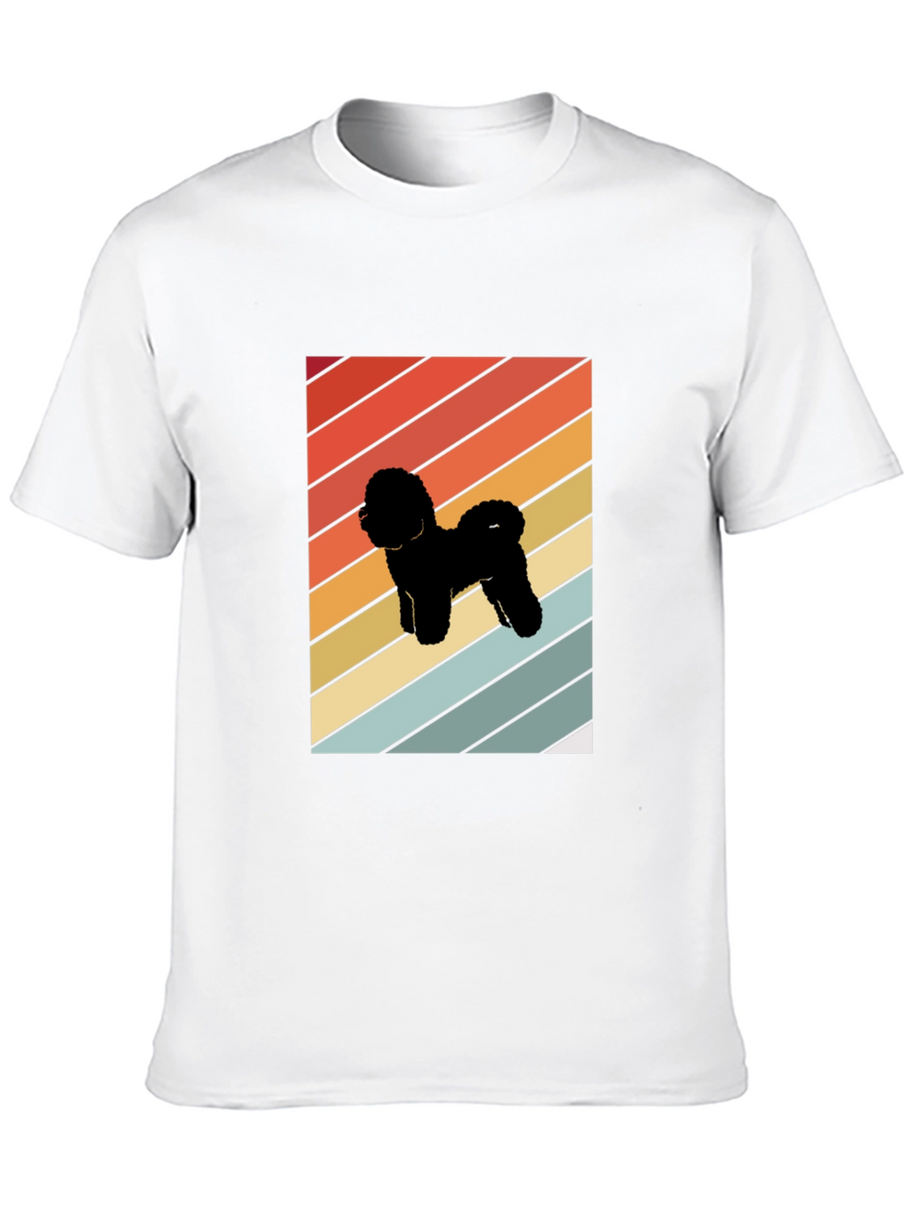 Retro Dog Silhouette Graphic Tee