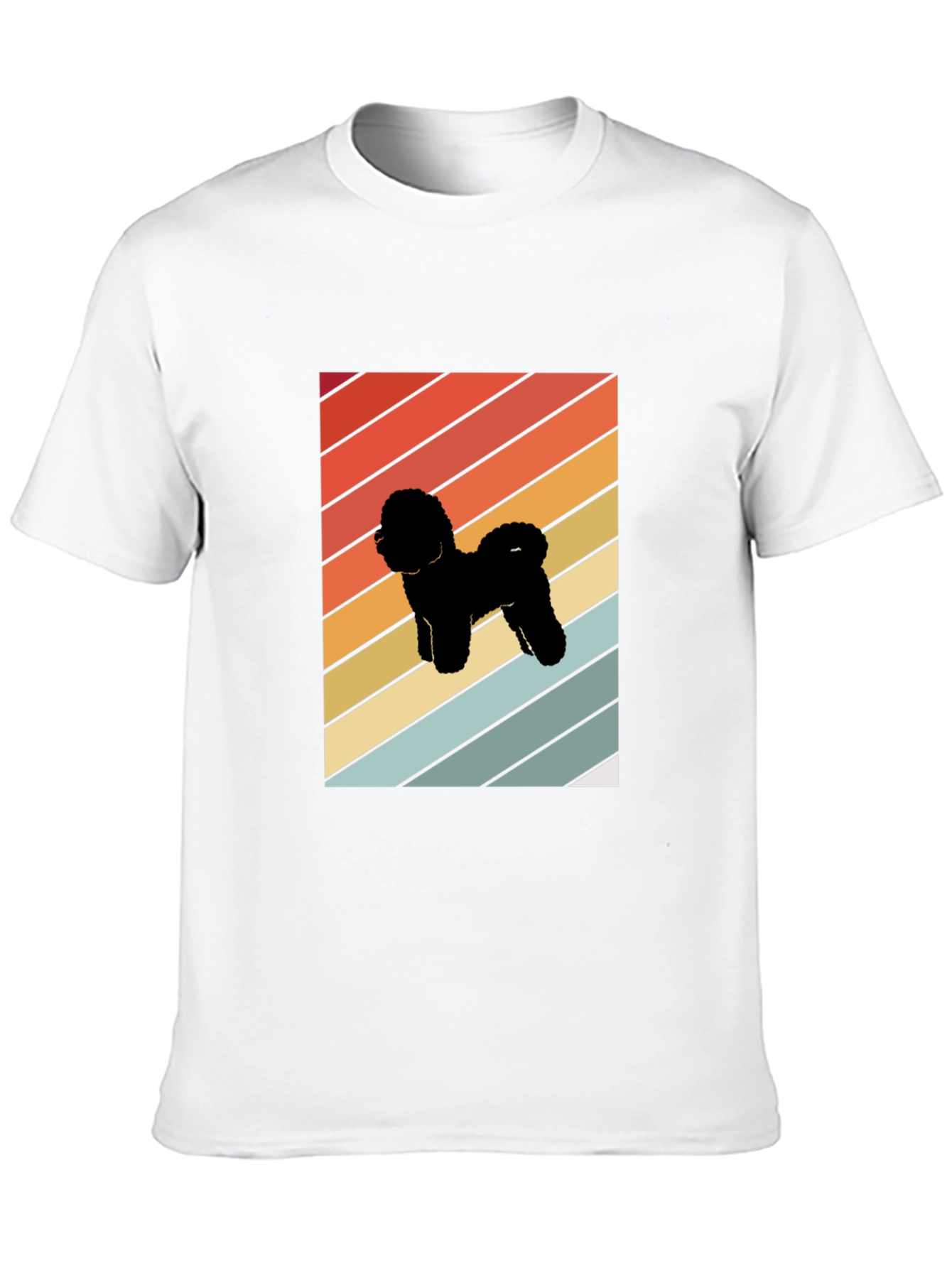 Retro Dog Silhouette Graphic Tee