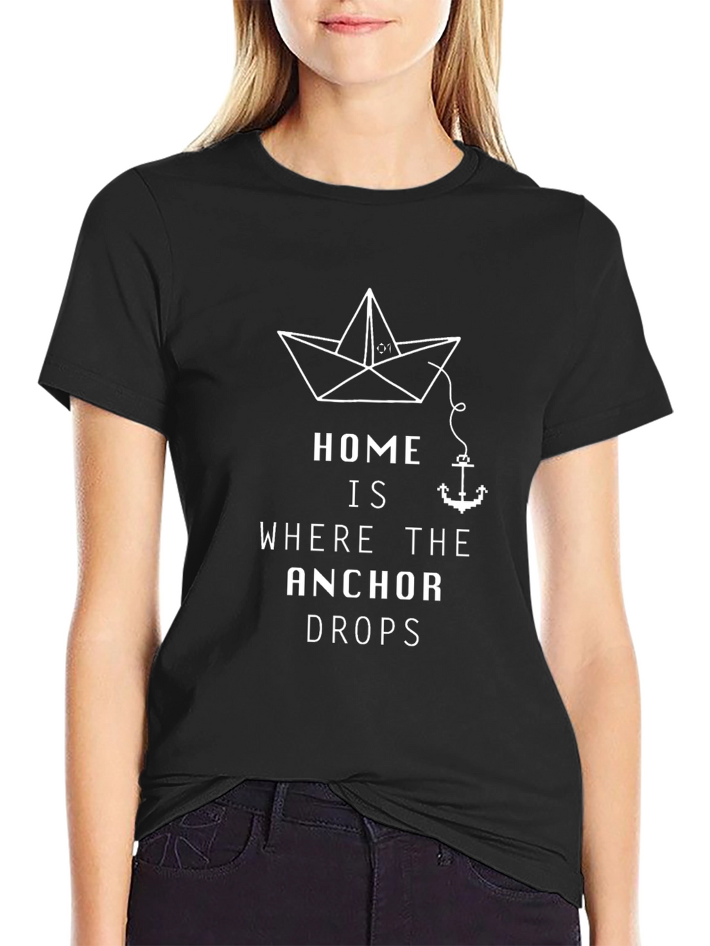 Nautical Home Anchor T-Shirt