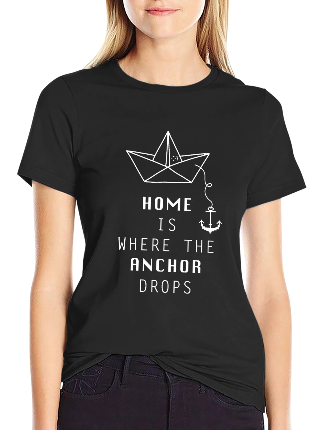 Nautical Home Anchor T-Shirt