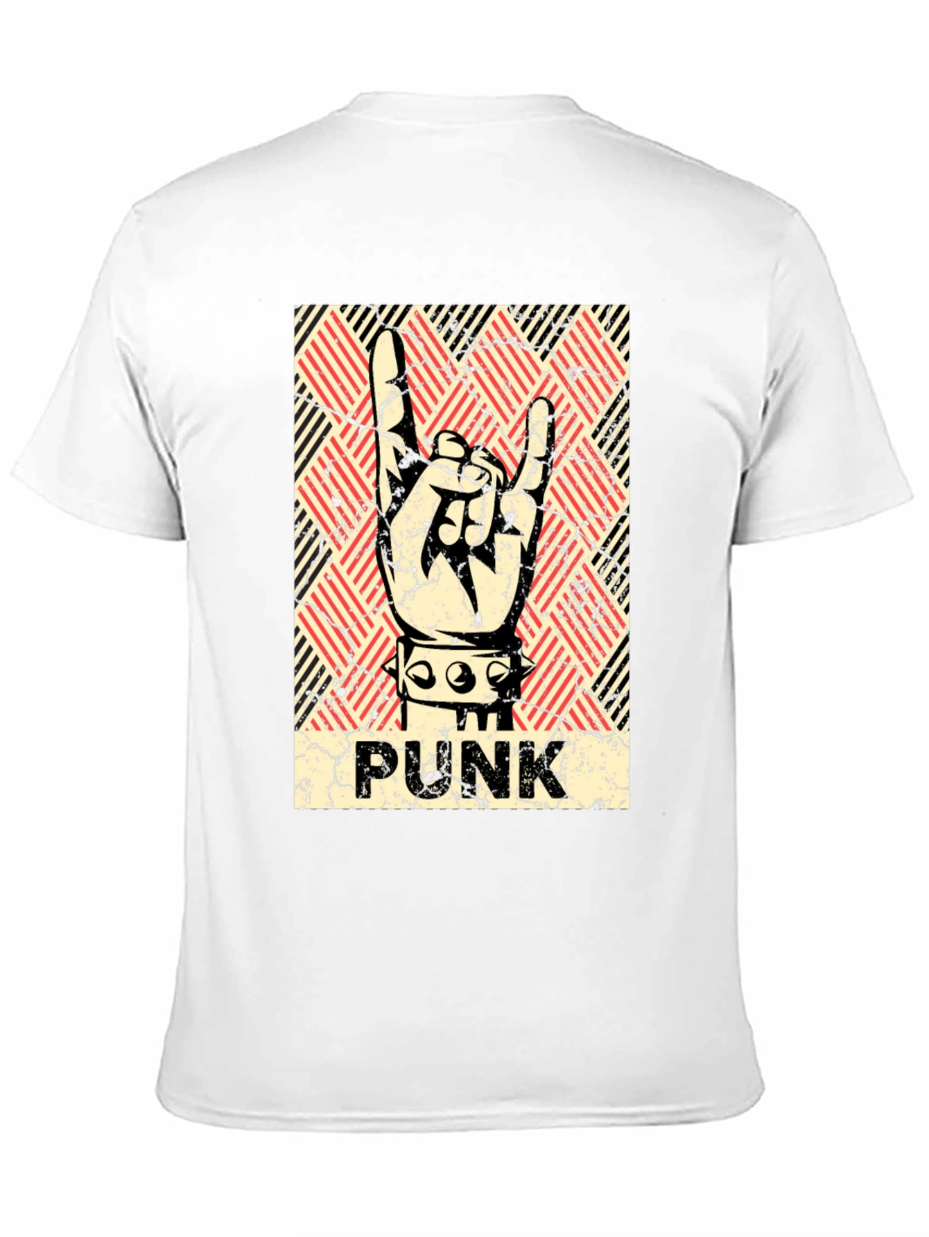 Punk Rock Hand Sign T-Shirt - Black