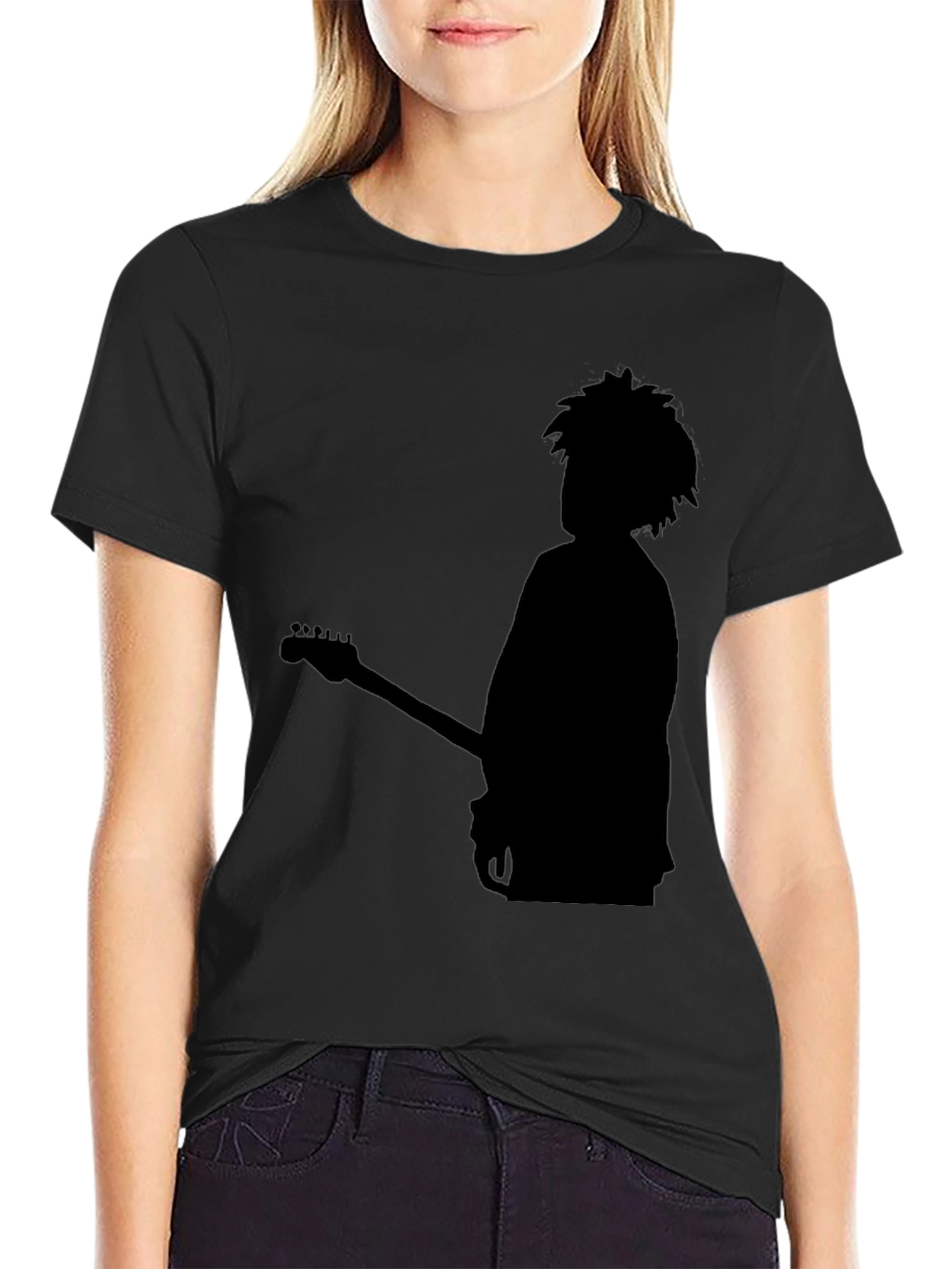 The Cure Silhouette T-Shirt - Black Rock Tee
