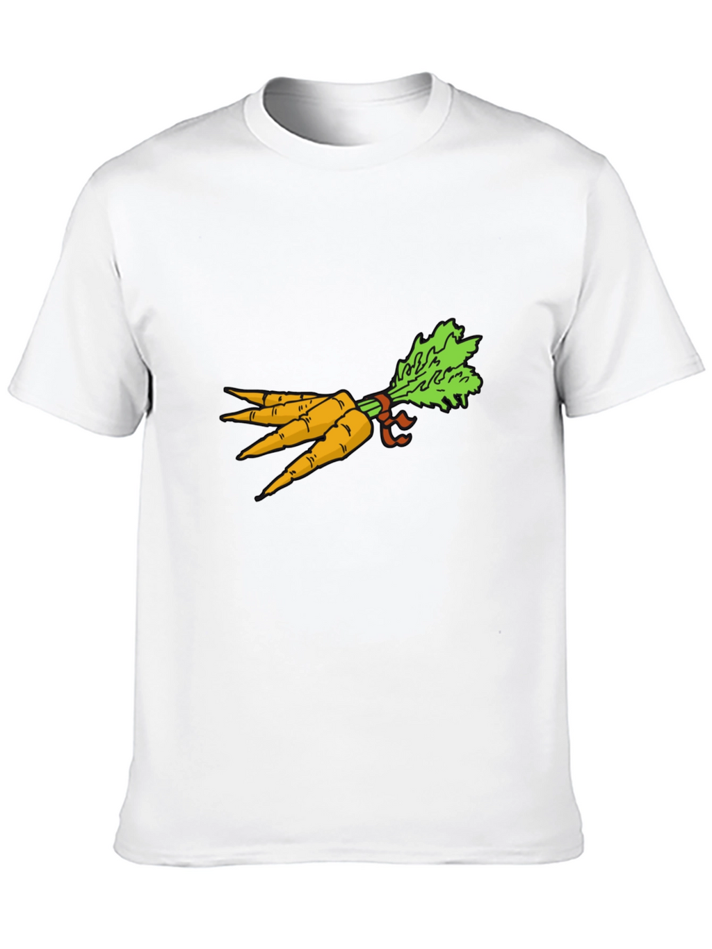 Carrot Bunch Graphic Tee - Black T-Shirt
