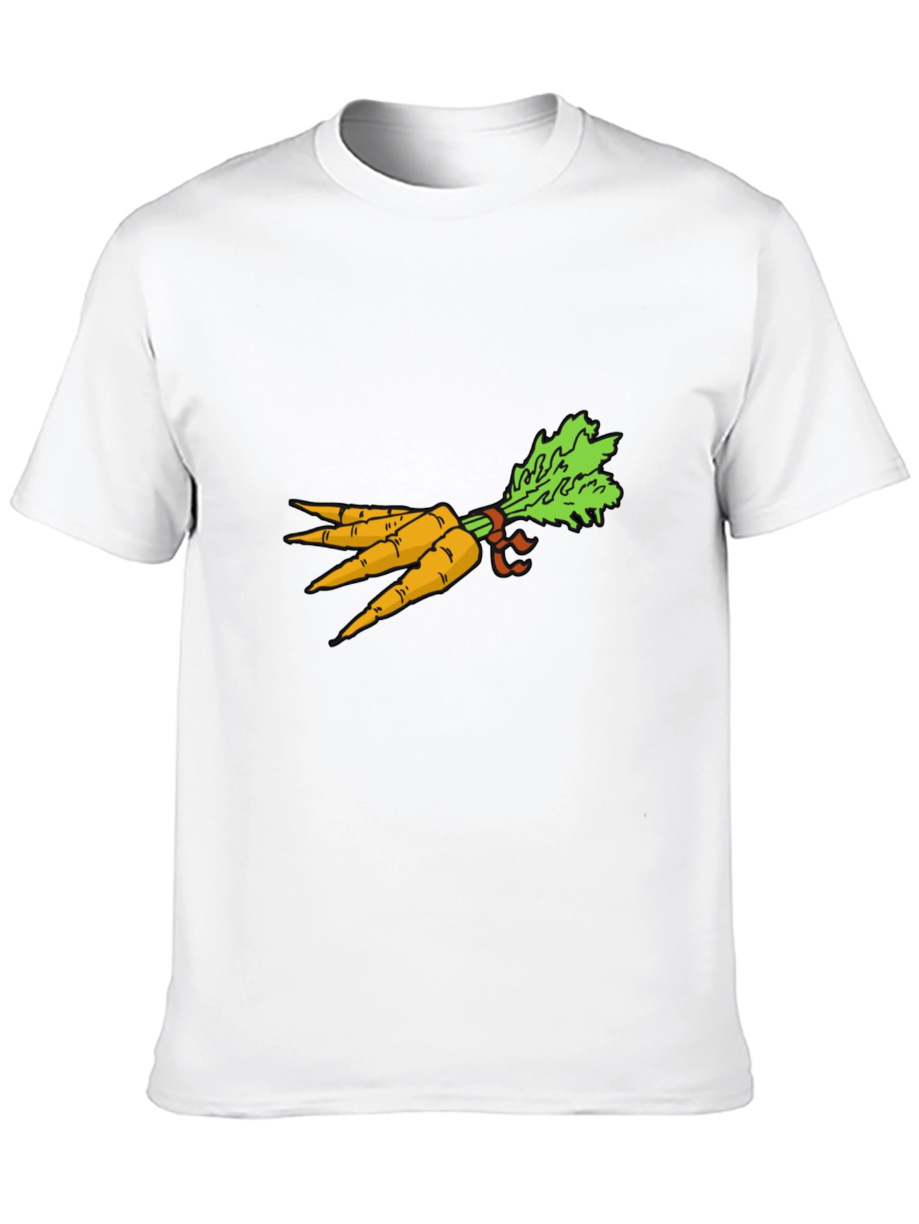 Carrot Bunch Graphic Tee - Black T-Shirt