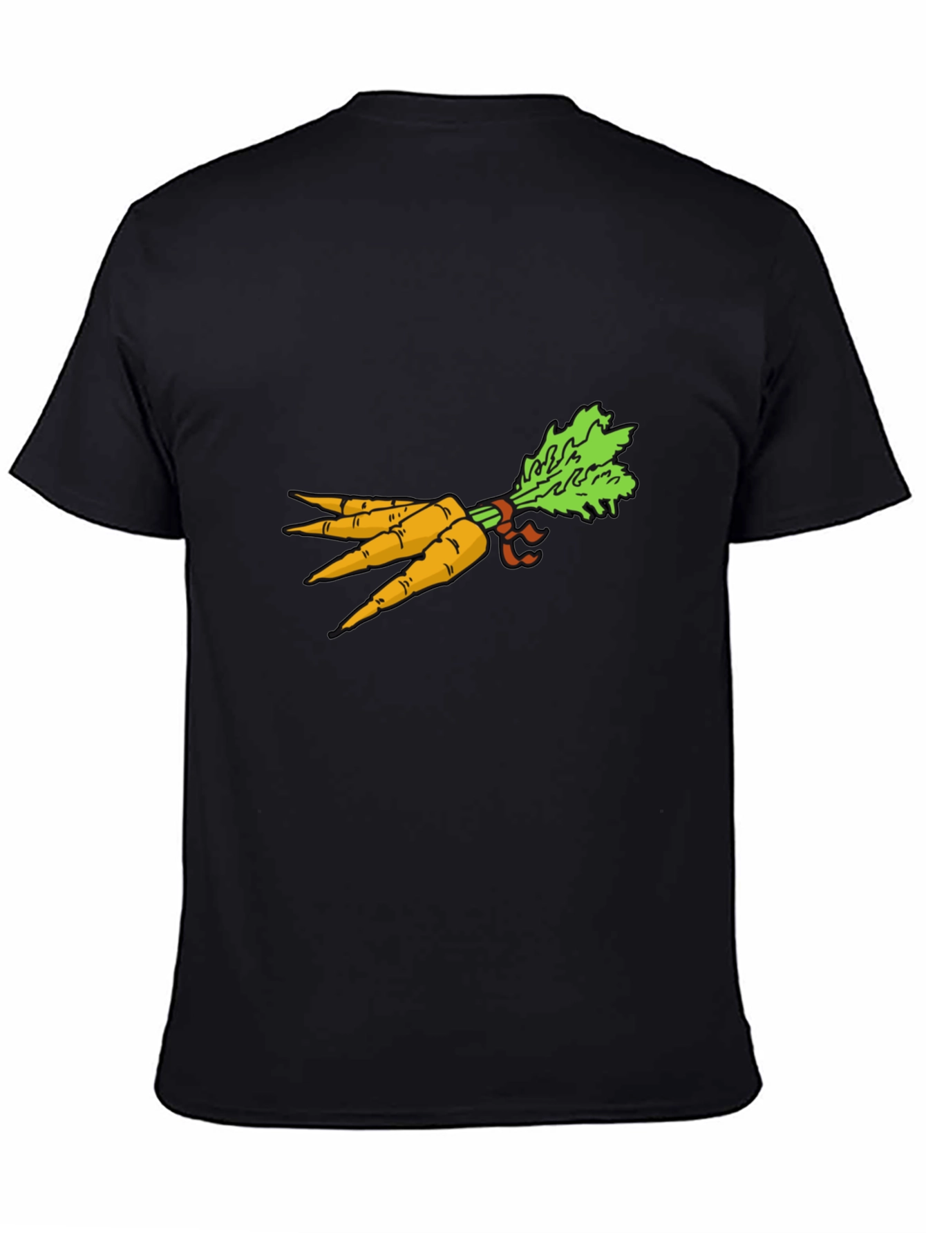 Carrot Bunch Graphic Tee - Black T-Shirt