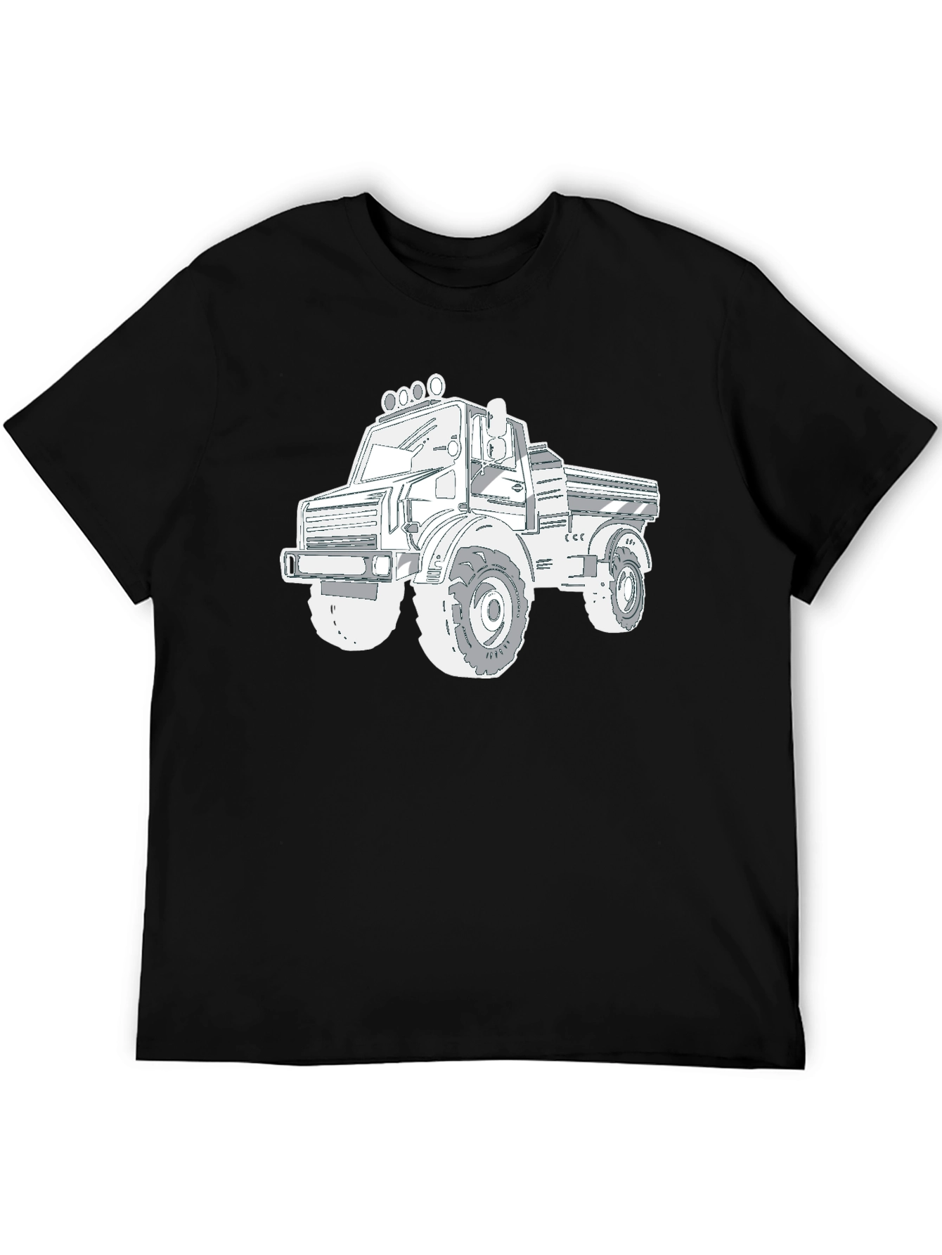 Black Truck Graphic Tee - Off-Road Vehicle Design