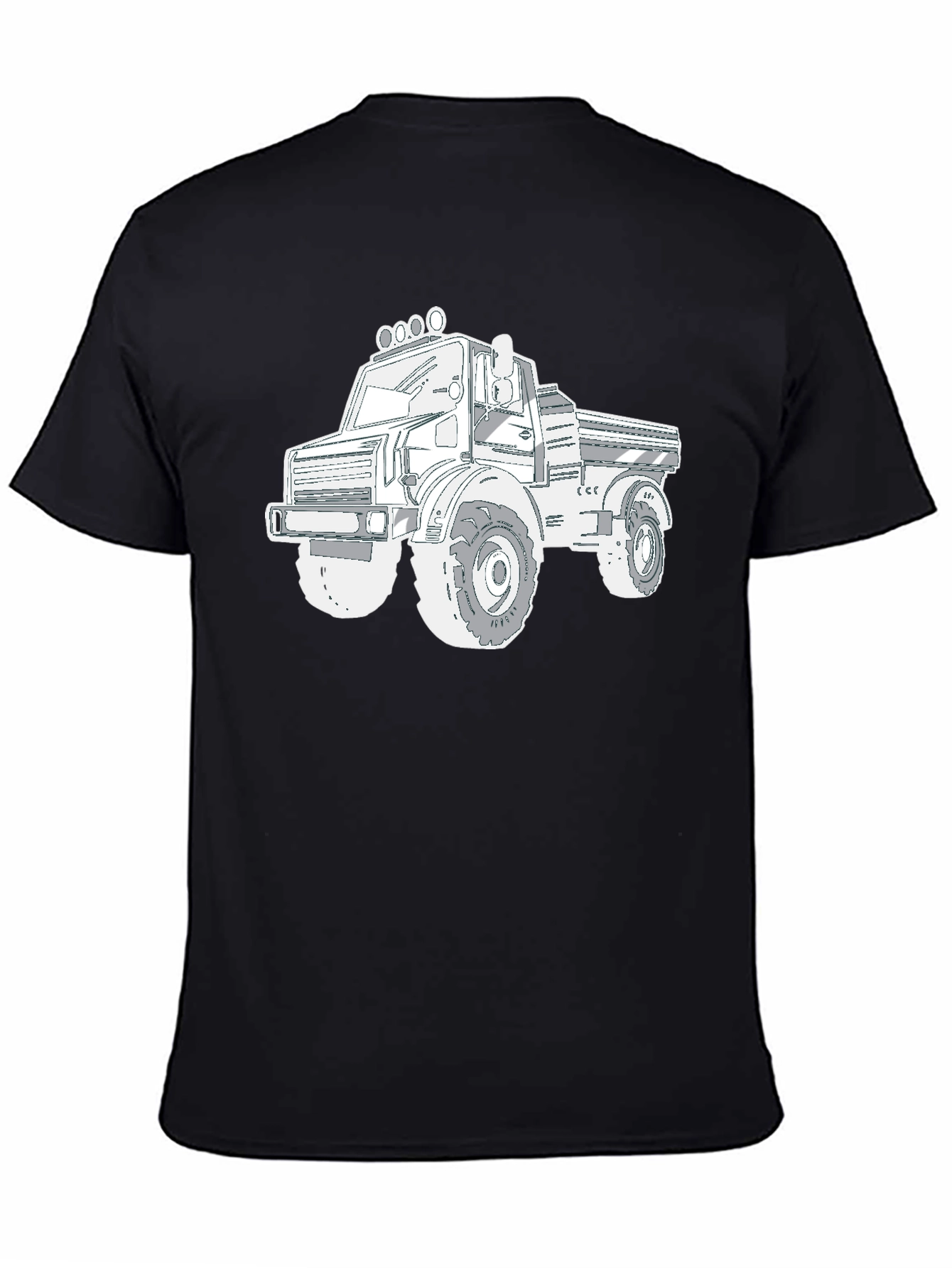 Black Truck Graphic Tee - Off-Road Vehicle Design