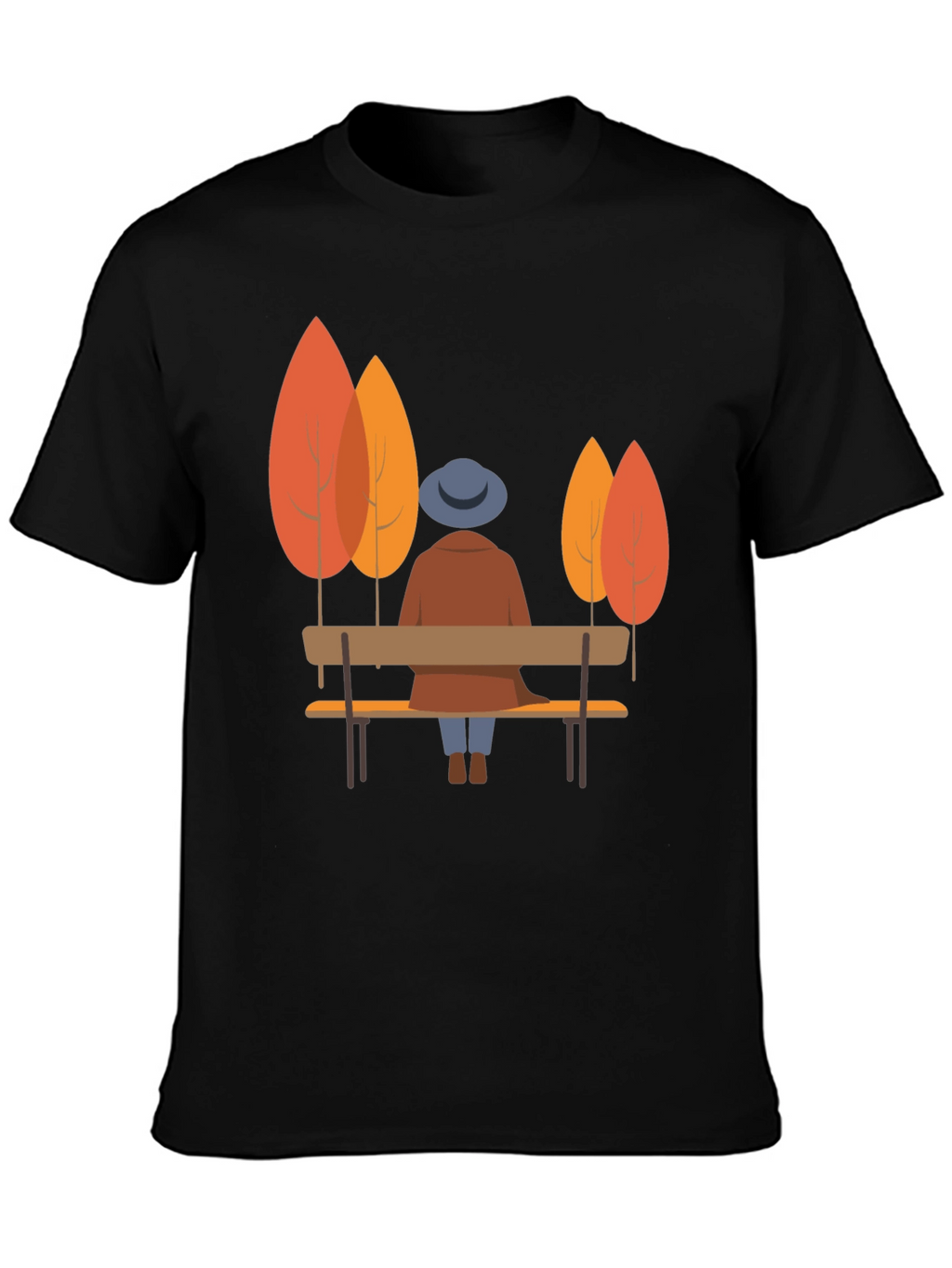 Autumn Scene Graphic Tee - Comfort & Style