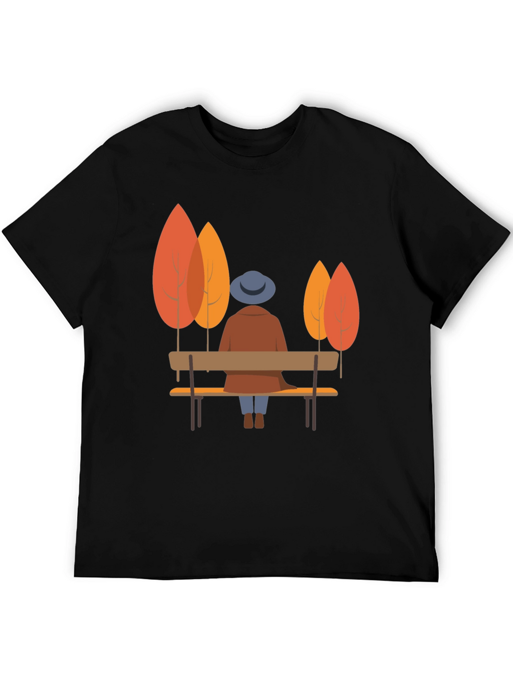 Autumn Scene Graphic Tee - Comfort & Style