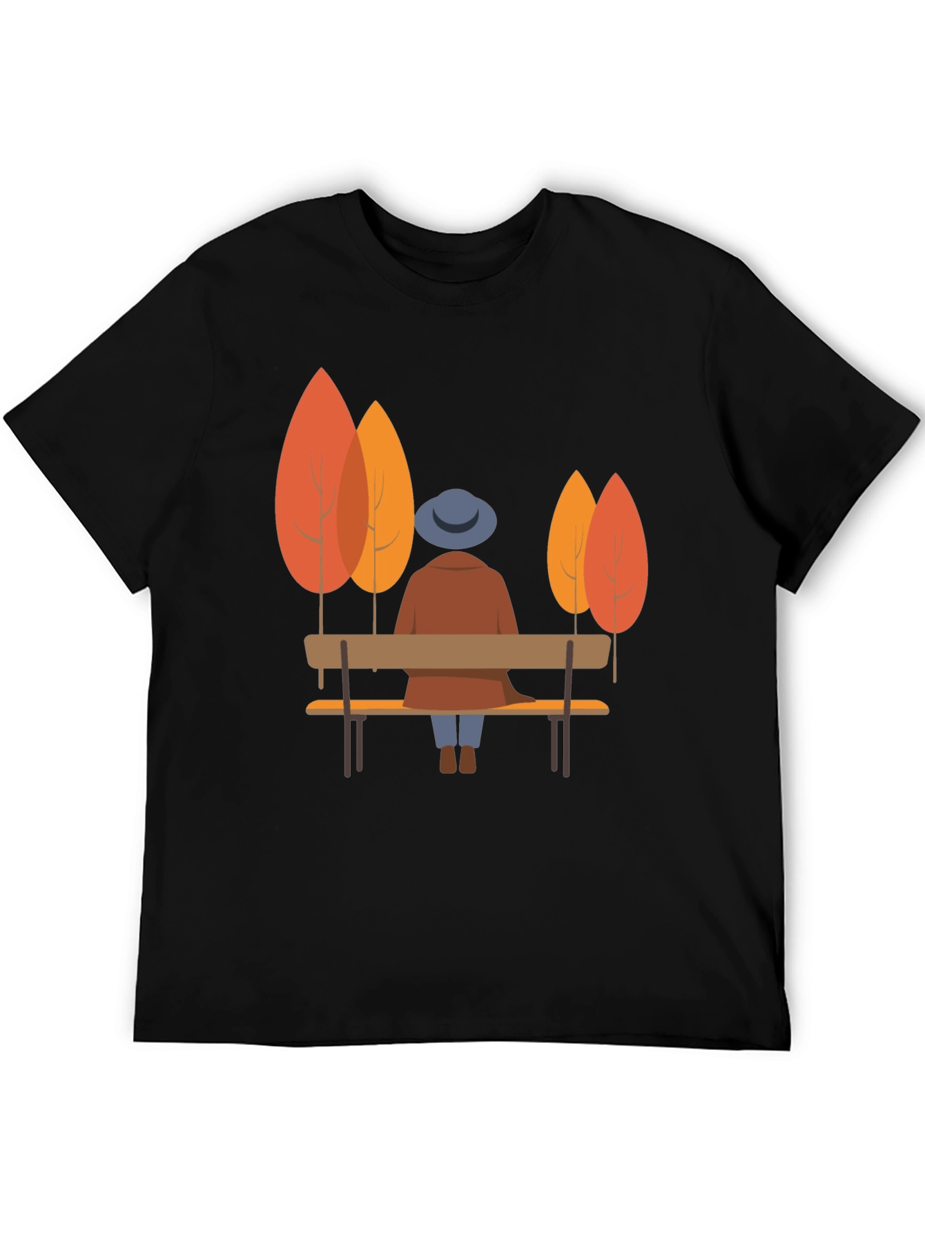 Autumn Scene Graphic Tee - Comfort & Style