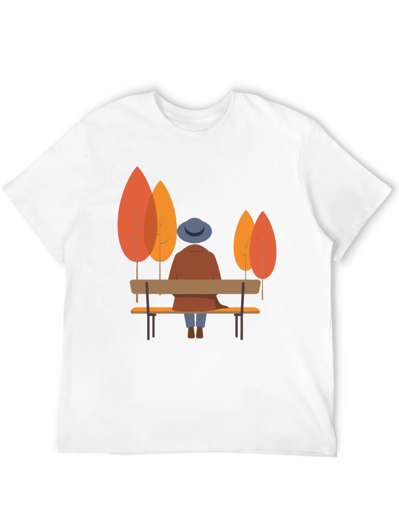 Autumn Scene Graphic Tee - Comfort & Style