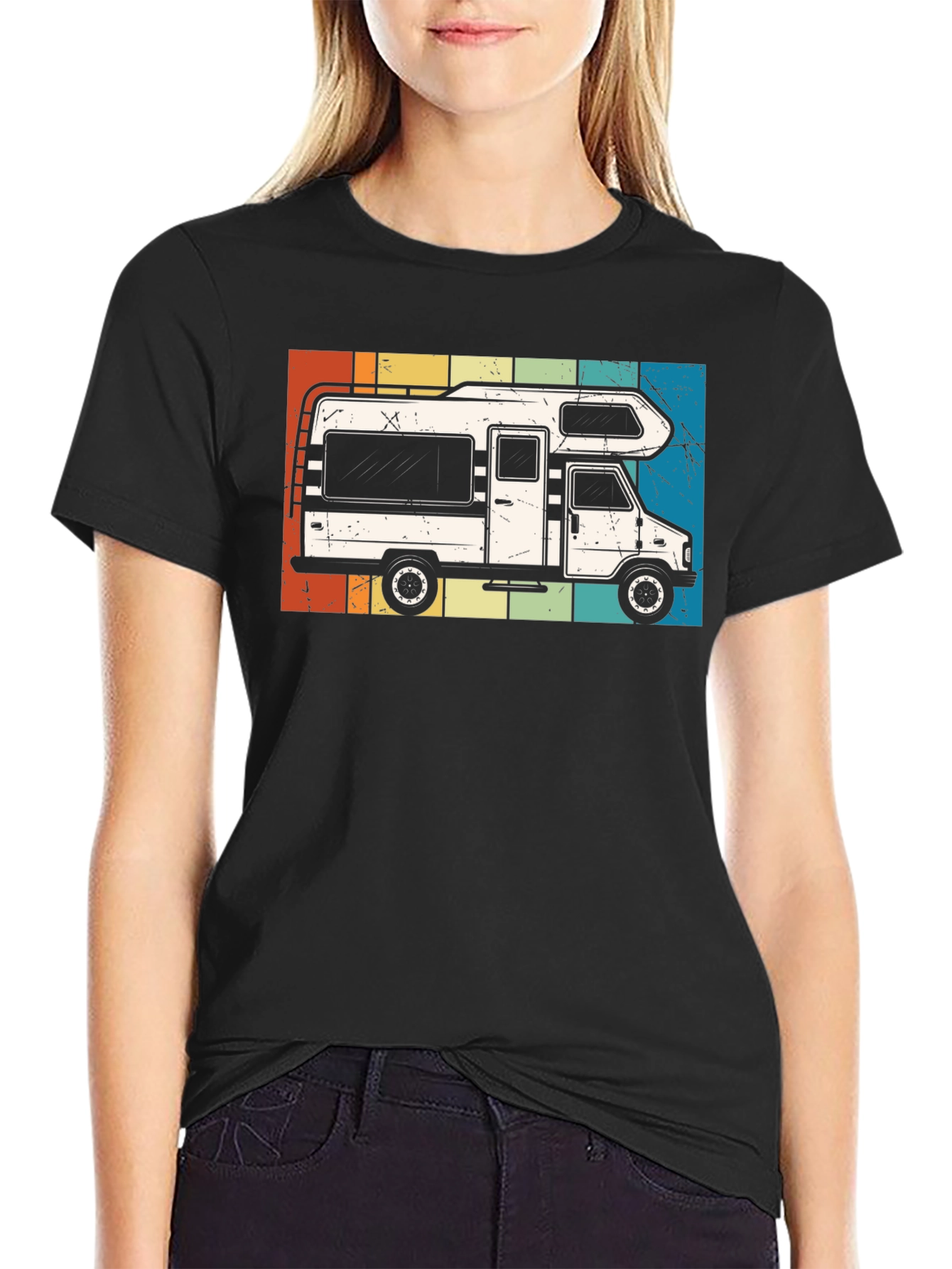 Vintage RV Camper T-Shirt - Retro Road Trip Tee