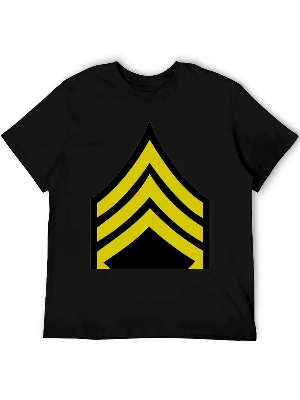 Sergeant Stripes T-Shirt - Bold Military Style Tee