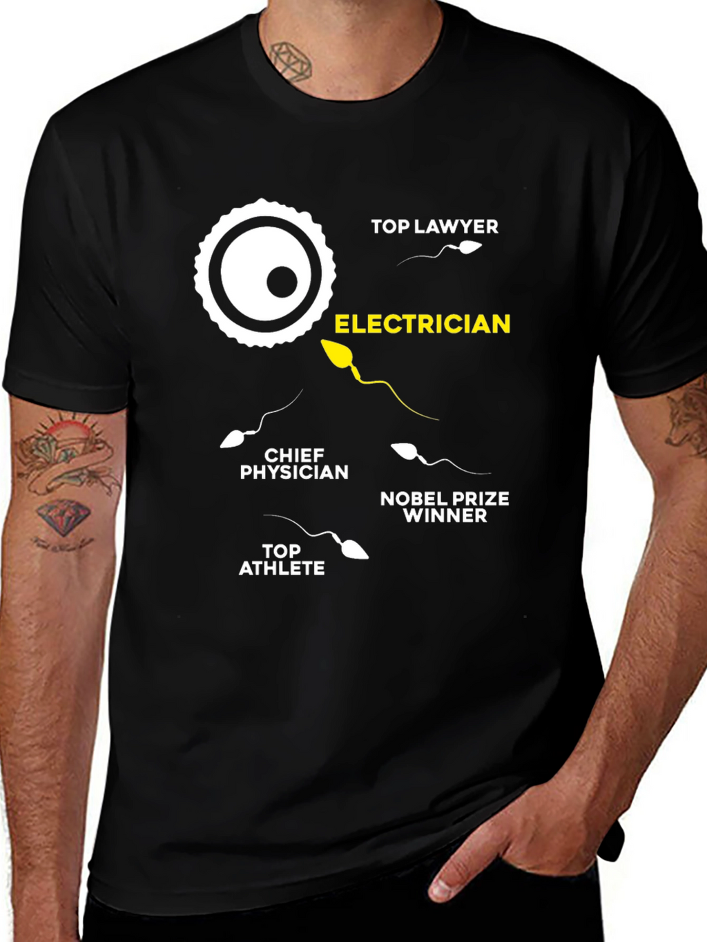 Humorous Electrician T-Shirt
