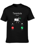 Tarantula Incoming Call Funny Graphic T-Shirt