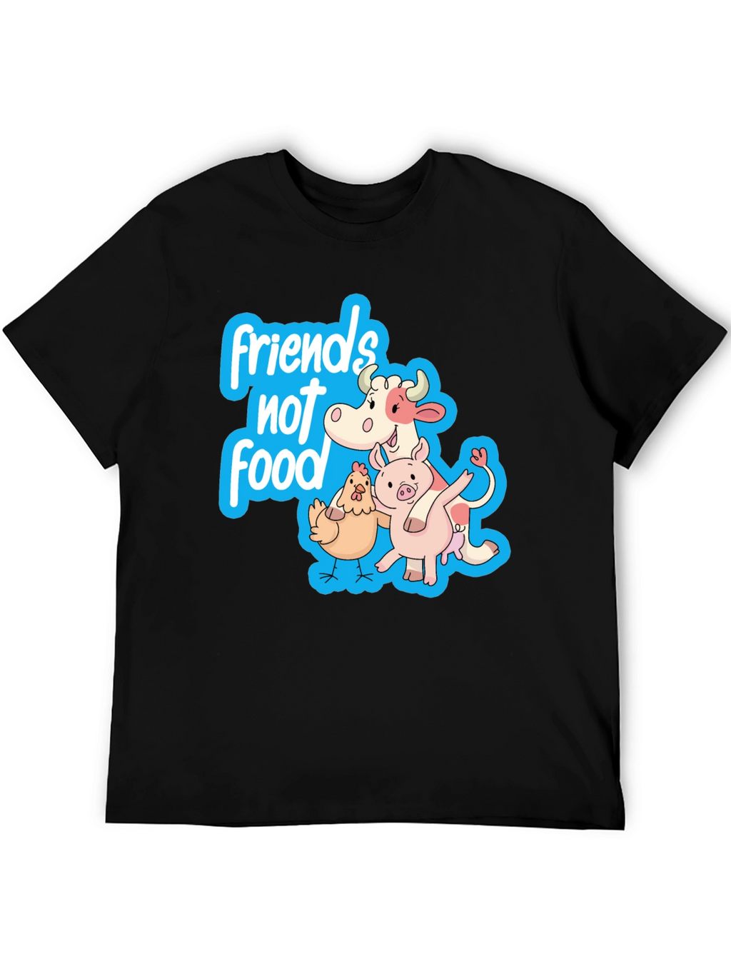 Friends Not Food Vegan T-Shirt