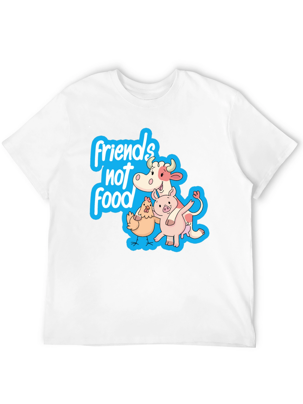 Friends Not Food Vegan T-Shirt