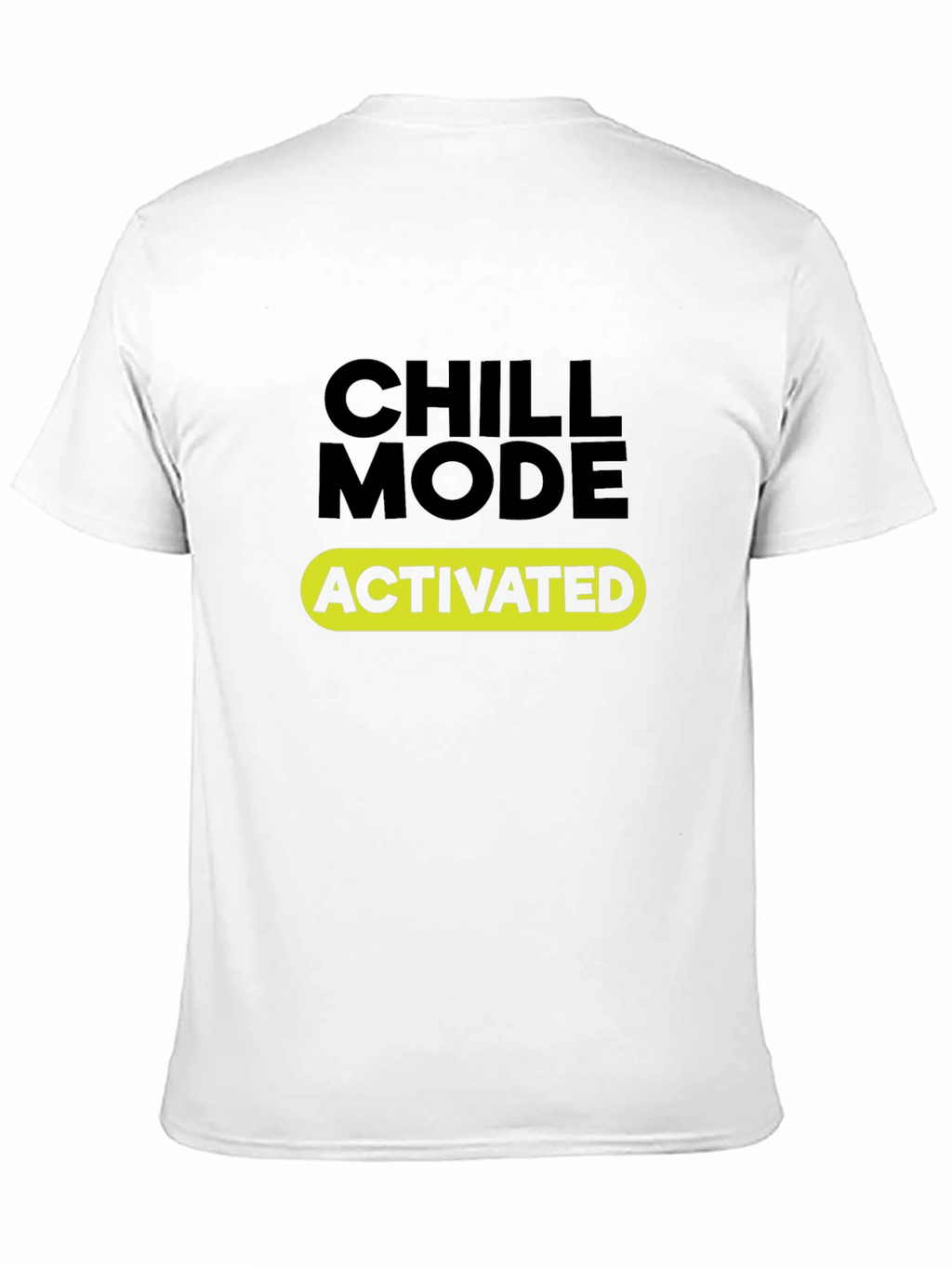 Chill Mode Activated Black T-Shirt