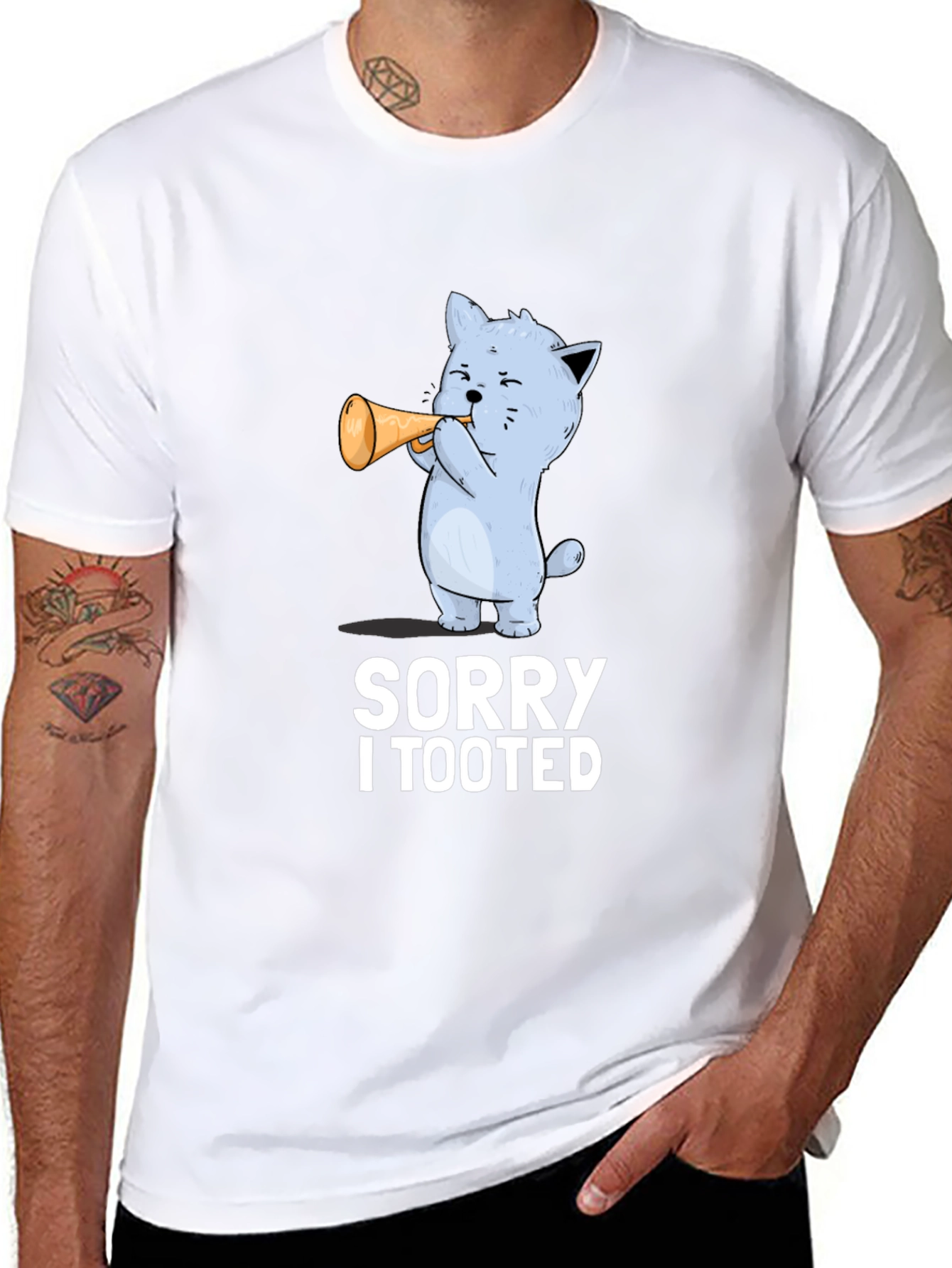 Sorry I Tooted Funny Cat T-Shirt