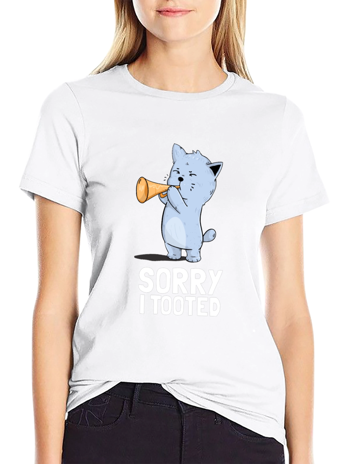 Sorry I Tooted Funny Cat T-Shirt