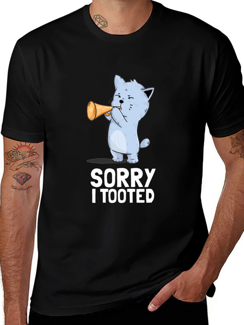 Sorry I Tooted Funny Cat T-Shirt